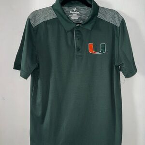 Fanatics Dark Green Polo with Logo